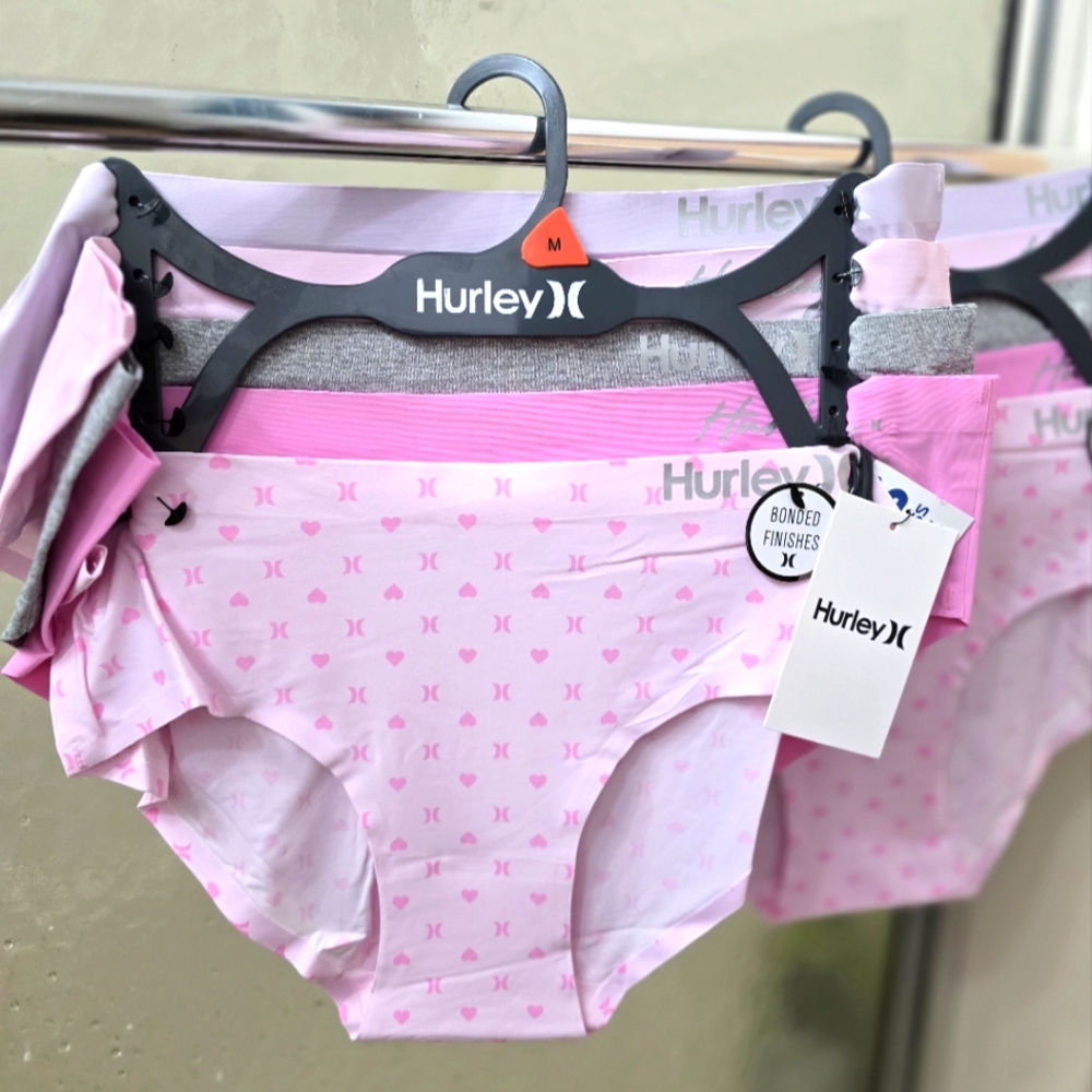 NWT Hurley Beautiful 3PK Multicolor Briefs, SZs L & M. Bonded Finishes. $35 Each - Picture 9 of 12